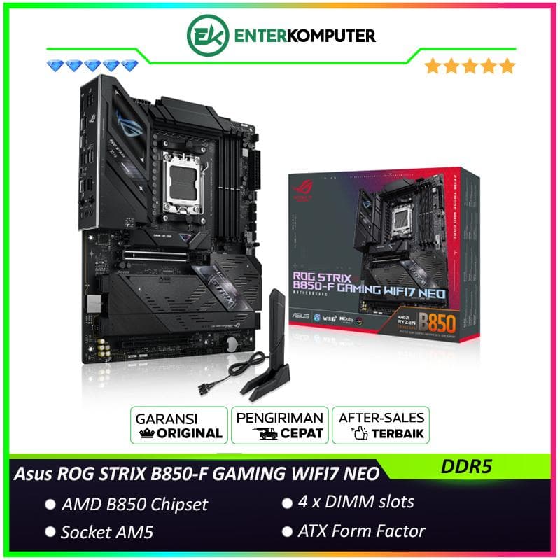 Asus ROG STRIX B850-F GAMING WIFI7 NEO (AM5, AMD B850, DDR5, USB3.2 Type-C, SATA3) - foto 1