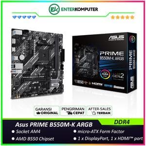 Asus PRIME B550M-K ARGB (AM4, AMD Promontory B550, DDR4, USB3.2 Type-C, SATA3) - foto 1