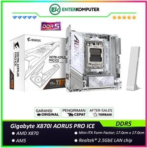 Gigabyte X870I AORUS PRO ICE (AM5, AMD X870, DDR5, USB3.2 Type-C, SATA3) - foto 1