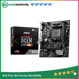 MSI B450M-A PRO MAX II (AM4, AMD Promontory B450, DDR4, USB3.2, SATA3) - foto 1