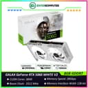 GALAX GeForce RTX 5060 8GB GDDR7 (1-Click OC) WHITE V2 - Lighting EFFECT - DUAL FAN - Garansi 3 Thn - foto 1