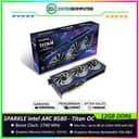 SPARKLE Intel ARC B580 12GB GDDR6 Titan OC - BLUE BREATHING LIGHT - TRIPLE FAN - Garansi 3Thn - foto 1