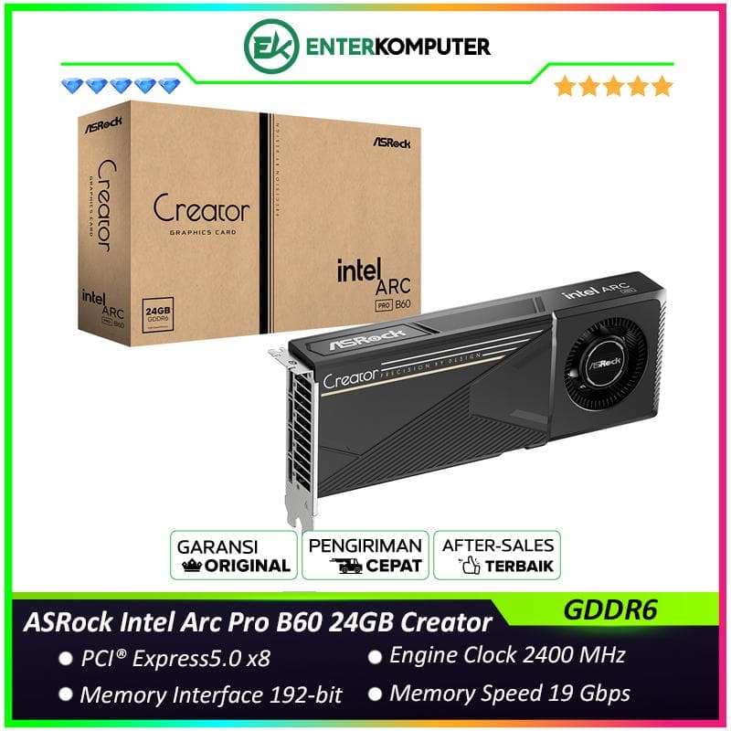 ASRock Intel Arc Pro B60 24GB GDDR6 Creator - foto 1