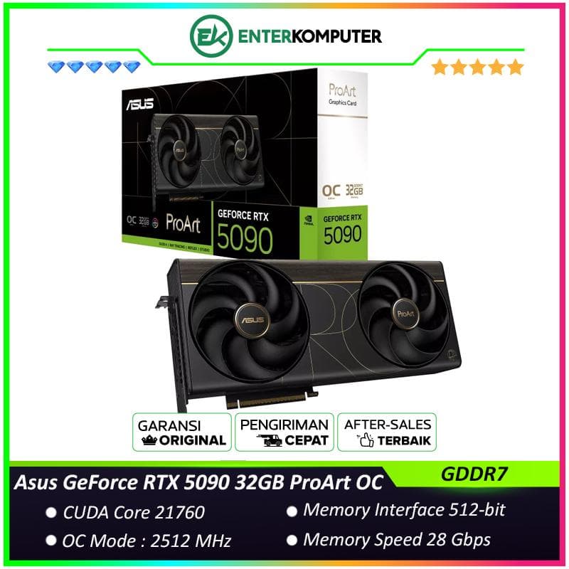 Asus GeForce RTX 5090 32GB GDDR7 ProArt OC Edition - foto 1