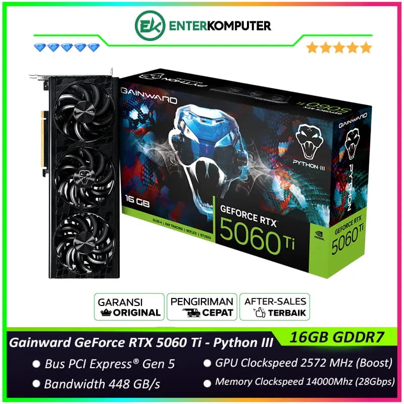 Gainward GeForce RTX 5060 Ti 16GB GDDR7 - Python III - foto 1