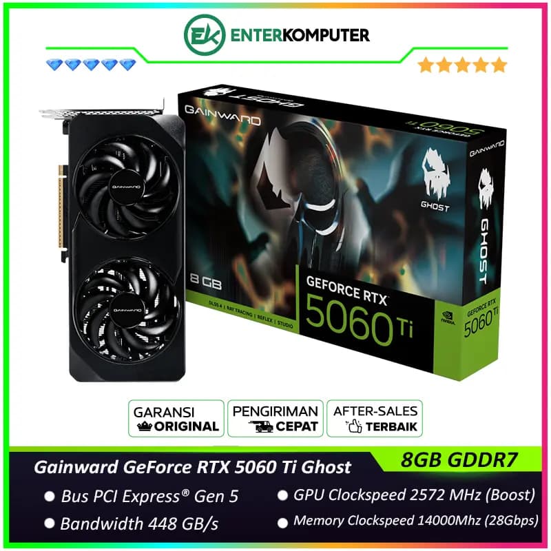 Gainward GeForce RTX 5060 Ti 8GB GDDR7 - Ghost - foto 1