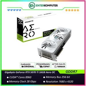 Gigabyte GeForce RTX 5070 Ti 16GB GDDR7 Aero OC - GV-N507TAERO OC-16GD - foto 1