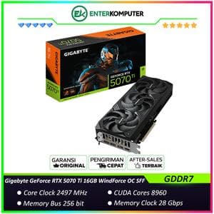 Gigabyte GeForce RTX 5070 Ti 16GB GDDR7 WindForce OC SFF - GV-N507TWF3OC-16GD - foto 1