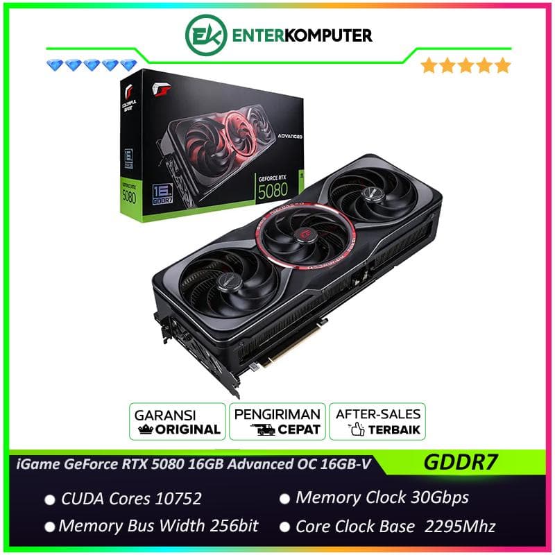 iGame GeForce RTX 5080 16GB GDDR7 Advanced OC 16GB-V - foto 1