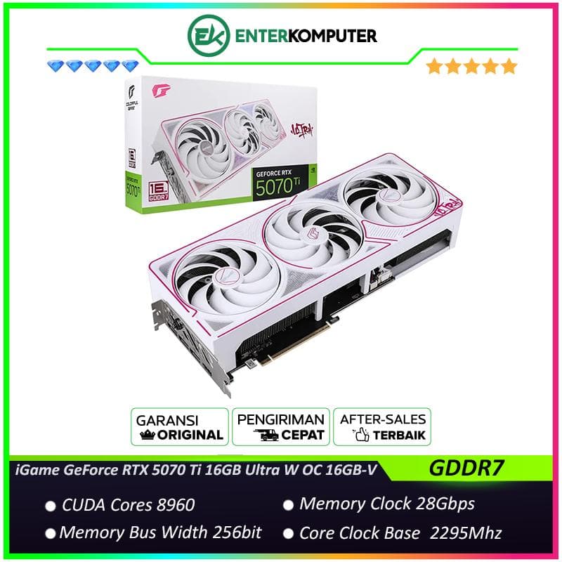 iGame GeForce RTX 5070 Ti 16GB GDDR7 Ultra W OC 16GB-V - foto 1