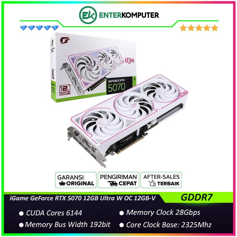 iGame GeForce RTX 5070 12GB GDDR7 Ultra W OC 12GB-V - foto 1