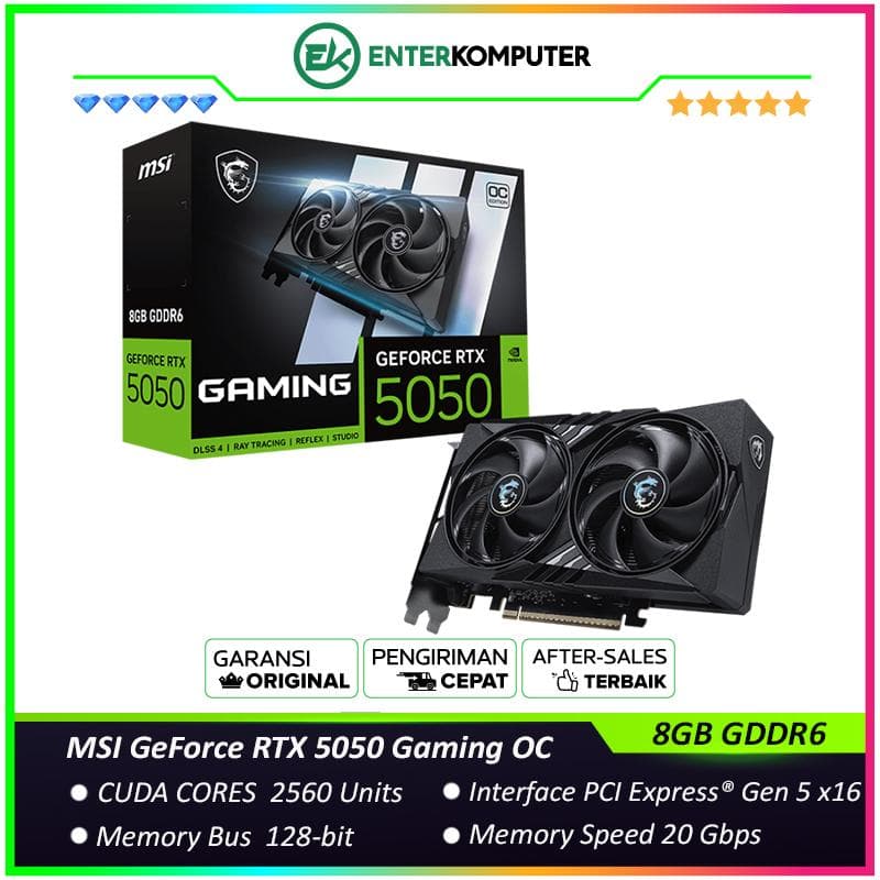 MSI GeForce RTX 5050 8GB GDDR6 - Gaming OC - foto 1