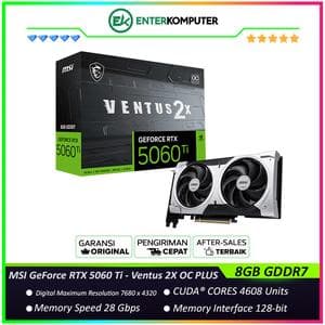 MSI GeForce RTX 5060 Ti 8GB GDDR7 - Ventus 2X OC PLUS - foto 1