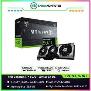MSI GeForce RTX 5070 12GB GDDR7 - Ventus 3X OC - foto 1