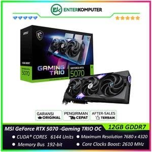 MSI GeForce RTX 5070 12GB GDDR7 - Gaming TRIO OC - foto 1