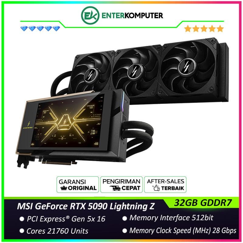 MSI GeForce RTX 5090 32GB GDDR7 Lightning Z - foto 1