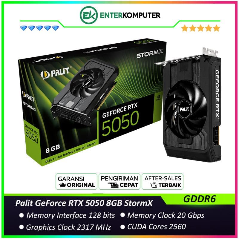 Palit GeForce RTX 5050 8GB GDDR6 StormX - foto 1