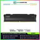 KLEVV FIT V Jet Black DDR5 PC44800 5600MHz 16GB (1x16GB) 30-36-36-88 - KD5AGU880-56K300K - foto 1