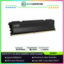 KLEVV FIT V Jet Black DDR5 PC51200 6400MHz 16GB (1x16GB) 32-38-38-78 - KD5AGU880-64A320K - foto 1