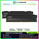 KLEVV FIT V Jet Black DDR5 PC48000 6000MHz 16GB (2x8GB) 28-36-36-76 - KD58GU880-60B280L - foto 1
