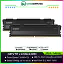 KLEVV FIT V Jet Black DDR5 PC48000 6000MHz 32GB (2x16GB) 28-36-36-76 - KD5AGU880-60B280L - foto 1