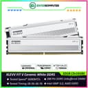 KLEVV FIT V Ceramic White DDR5 PC48000 6000MHz 32GB (2x16GB) 28-36-36-76 - KD5AGU880-60B280F - foto 1
