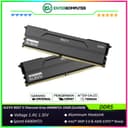 KLEVV BOLT V Charcoal Grey DDR5 PC51200 6400MHz 32GB (2x16GB) 30-38-38-78 - KD5AGUA80-64B300H - foto 1