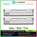 KLEVV BOLT V Pure White DDR5 PC48000 6000MHz 32GB (2x16GB) 28-36-36-76 - KD5AGUA80-60B280I - foto 1