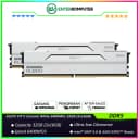 KLEVV BOLT V Pure White DDR5 PC51200 6400MHz 32GB (2x16GB) 30-38-38-78 - KD5AGUA80-64B300I - foto 1