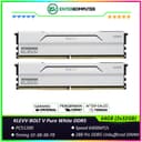 KLEVV BOLT V Pure White DDR5 PC51200 6400MHz 64GB (2x32GB) 32-38-38-78 - KD5BGUA80-64A320I - foto 1