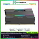 KLEVV CRAS V RGB Obsidian Black DDR5 PC51200 6400MHz 32GB (2x16GB) 30-38-38-78 - KD5AGUA80-64B300G - foto 1