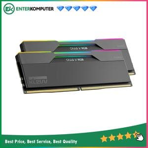 KLEVV CRAS V RGB Obsidian Black DDR5 PC51200 6400MHz 48GB (2x24GB) 32-38-38-78 - KD5KGUD80-64A320G - foto 1