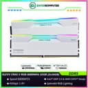 KLEVV CRAS V RGB Brilliant White DDR5 PC48000 6000MHz 32GB (2x16GB) 28-36-36-76 - KD5AGUA80-60B280J - foto 1