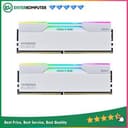 KLEVV CRAS V RGB Brilliant White DDR5 PC57600 7200MHz 32GB (2x16GB) 34-44-44-84 - KD5AGUA80-72B340J - foto 1
