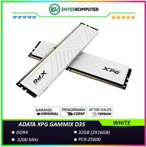ADATA XPG GAMMIX D35 White Edition DDR4 PC25600 3200MHz 32GB (2x16GB) CL16-20-20 - AX4U320016G16A-DTWHD35 - foto 1