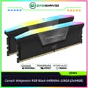Corsair Vengeance RGB Black DDR5 PC51200 6400MHz 128GB (2x64GB) 42-52-52-104 - CMH128GX5M2B6400C42 - foto 1