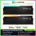 Gskill Ripjaws M5 RGB Black DDR5 PC48000 6000MHz 32GB (2x16GB) 36-36-36-96 - F5-6000J3636F16GX2-RM5RK - foto 1