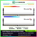 Gskill Ripjaws M5 RGB White DDR5 PC48000 6000MHz 32GB (2x16GB) 36-36-36-96 - F5-6000J3636F16GX2-RM5RW - foto 1