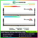 Gskill Ripjaws M5 Neo RGB White DDR5 PC48000 6000MHz 32GB (2x16GB) 36-36-36-96 - F5-6000J3636F16GX2-RM5NRW - foto 1