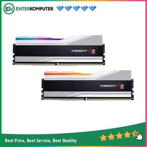 Gskill Trident Z5 RGB White DDR5 PC48000 6000MHz 64GB (2x32GB) 36-36-36-96 - F5-6000J3636F32GX2-TZ5RW - foto 1