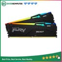Kingston FURY Beast Black RGB DDR5 PC44800 5600MHz 32GB (2x16GB) 36-38-38 - KF556C36BBEAK2-32 - foto 1