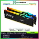 Kingston FURY Beast Black RGB DDR5 PC44800 5600MHz 64GB (2x32GB) 36-38-38 - KF556C36BBEAK2-64 - foto 1