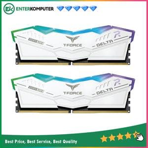Team T-Force Delta RGB White DDR5 PC44800 5600MHz 32GB (2x16GB) 36-36-36-76 - FF4D532G5600HC36BDC01 - foto 1