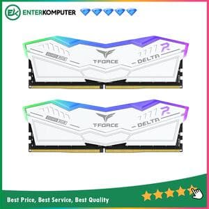 Team T-Force Delta RGB White DDR5 PC48000 6000MHz 64GB (2x32GB) 38-38-38-78 - FF4D564G6000HC38ADC01 - foto 1