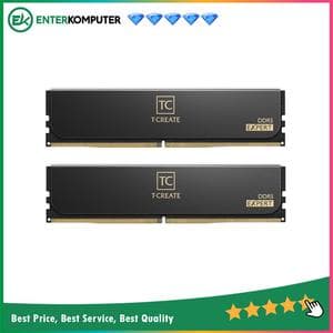 Team T-Create Expert Black DDR5 PC51200 6400MHz 32GB (2x16GB) 40-40-40-84 - CTCED532G6400HC40BDC01 - foto 1