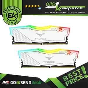 Team T-Force Delta RGB White DDR4 PC25600 3200MHz 16GB (2x8GB) 16-18-18-38 - TF4D416G3200HC16CDC01 - foto 1