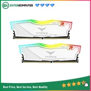 Team T-Force Delta RGB White DDR4 PC28800 3600MHz 32GB (2x16GB) 18-22-22-42 - TF4D432G3600HC18JDC01 - foto 1