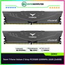Team T-Force Vulcan Z Gray DDR4 PC25600 3200MHz 16GB (2x8GB) 16-20-20-40 - TLZGD416G3200HC16FDC01 - foto 1