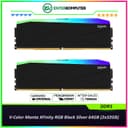 V-Color Manta XFinity RGB Black Silver DDR5 PC48000 6000MHz 64GB (2x32GB) 30-38-38-76 - TMXFL3260830KSK - foto 1
