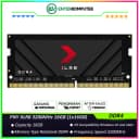 PNY XLR8 SO-DIMM DDR4 PC25600 3200MHz 16GB (1x16GB) - MN16GSD43200XR-RB - foto 1